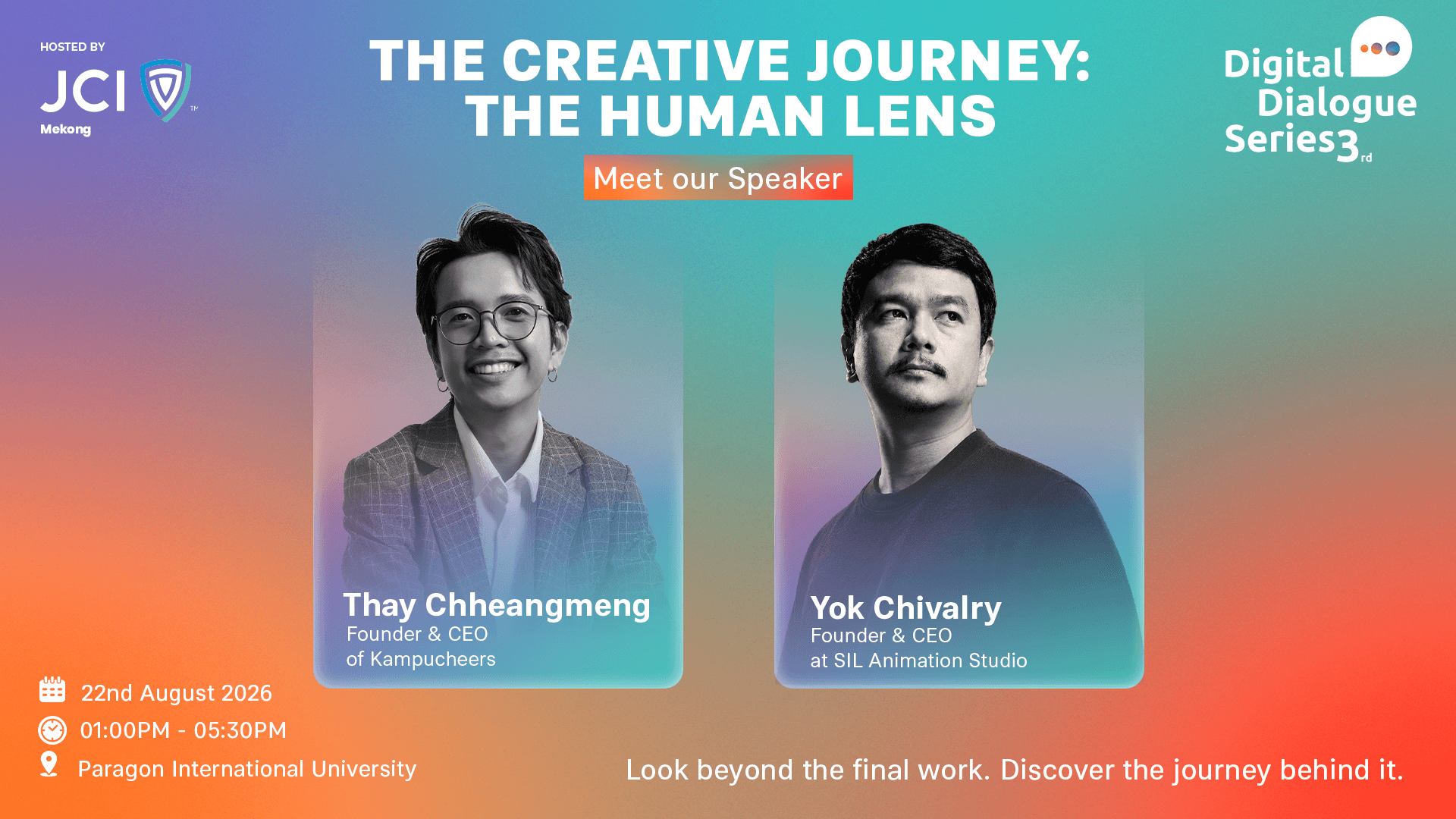 Digital Dialogue Series 03 – The Creative Journey: The Human Lens